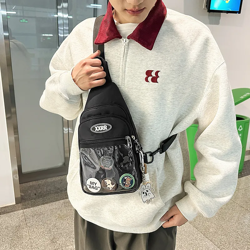 GOBLIN SHARKS 1759 Nylon Sling Bag Unisex Multicolor-10