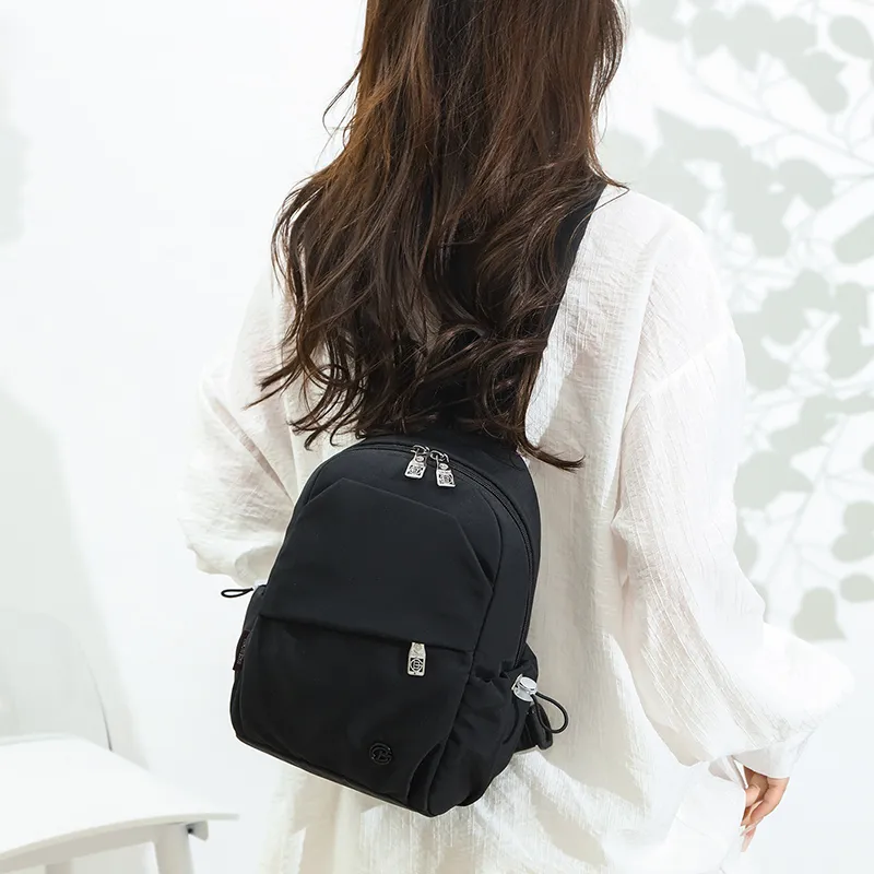 GOBLIN SHARKS 1759 Nylon Fabric Backpack Regular Unisex Green/Black-9