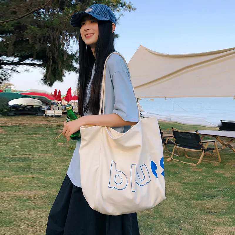 GOBLIN SHARKS 1759 Canvas Bag, Tote Bag, Shopping Bag, Shoulder Bag Regular Unisex Multicolor-3