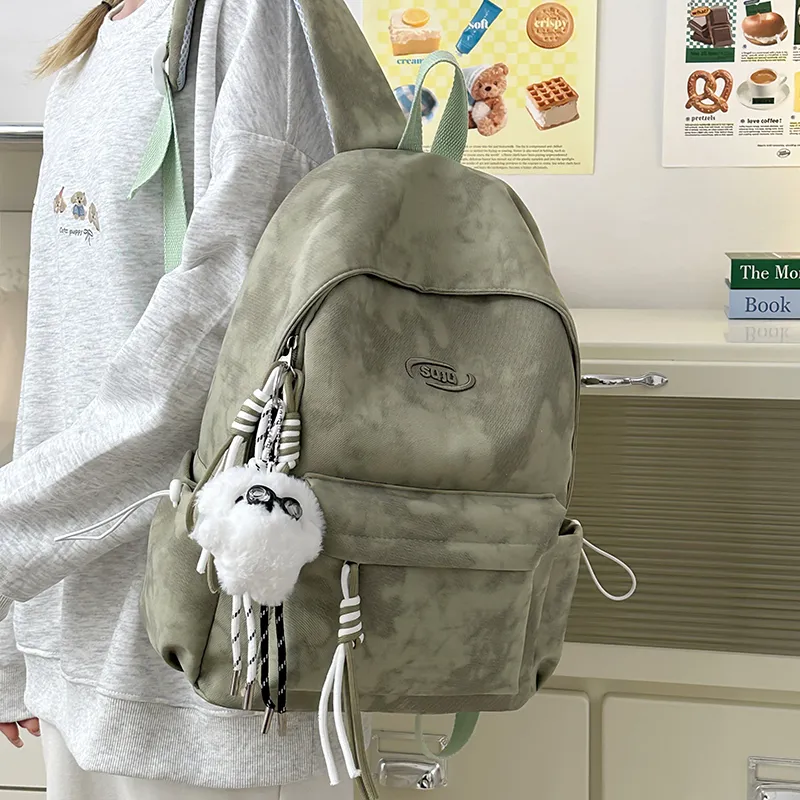 GOBLIN SHARKS 1759 Nylon Backpack Regular Unisex White/Red/Green/Black-18