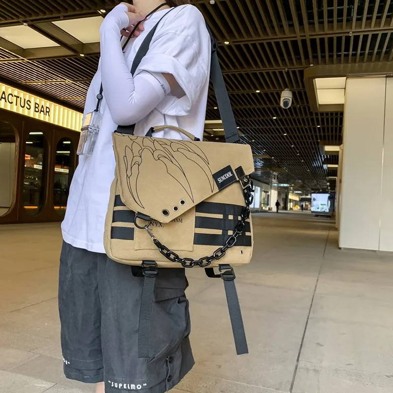 GOBLIN SHARKS 1759 Canvas Bag, Shoulder Bag Regular Unisex Multicolor-12