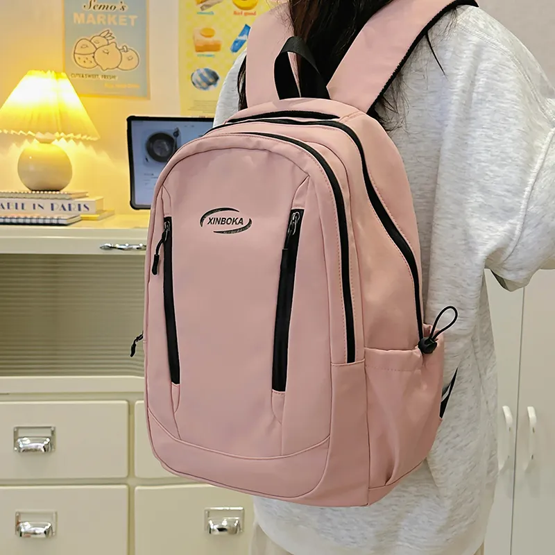 GOBLIN SHARKS 1759 Nylon Backpack Unisex White/pink/blue/black/green-7