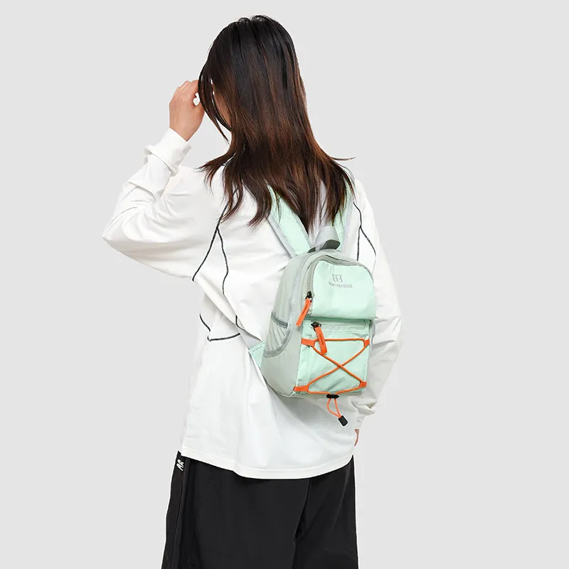 GOBLIN SHARKS 1759 Oxford Backpack Regular Unisex Orange/Purple/Green/Black-12