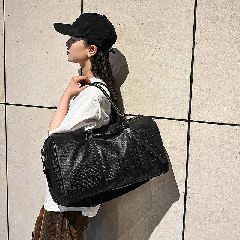 GOBLIN SHARKS 1759 PU Travel Bag Unisex Black-8