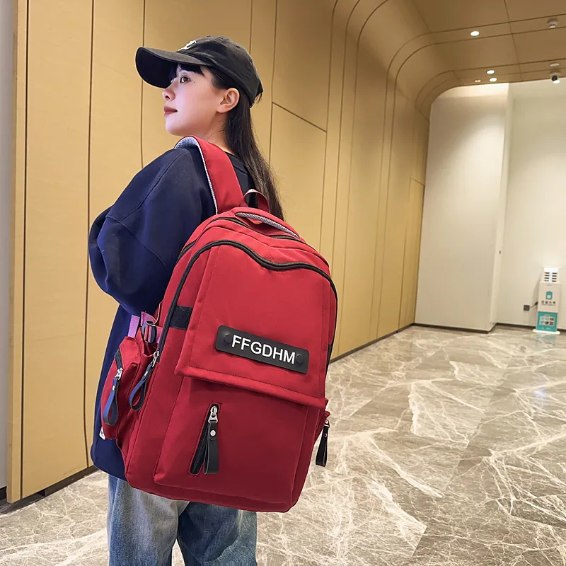 GOBLIN SHARKS 1759 Nylon Backpack Regular Unisex Black/White/Red/Light Blue/Dark Blue-19