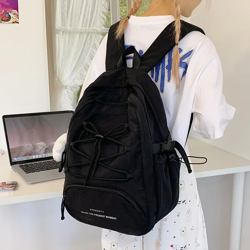 GOBLIN SHARKS 1759 Nylon Fabric Backpack Regular Unisex Multicolor-10