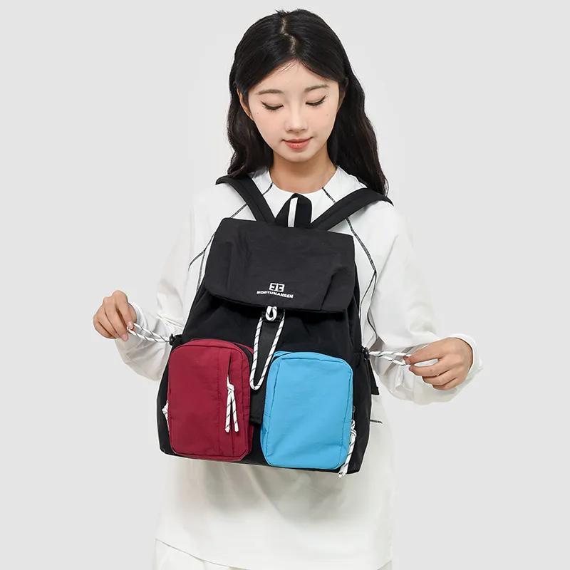 GOBLIN SHARKS 1759 Oxford Backpack Regular Unisex Blue/Khaki/Black-10