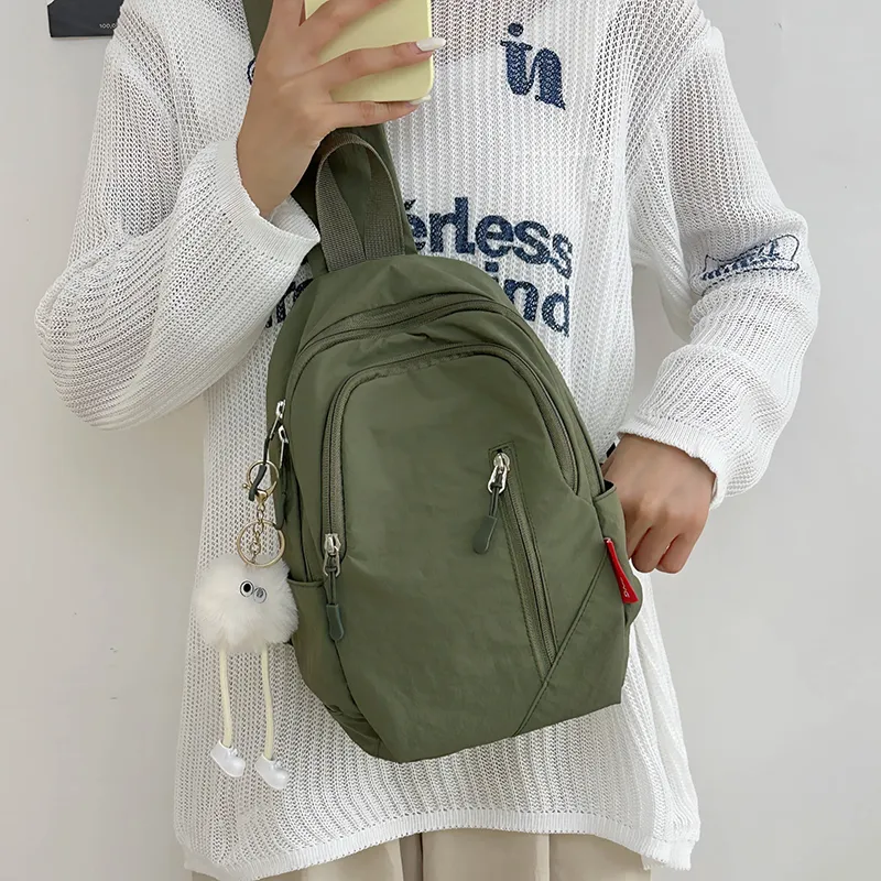 GOBLIN SHARKS 1759 Nylon Crossbody Bag Regular Unisex Multicolor-25