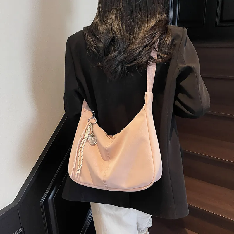 GOBLIN SHARKS 1759 PU Shoulder Bag Crossbody Bag Regular Women's Ecru/Black/Blue/Yellow/Pink-26