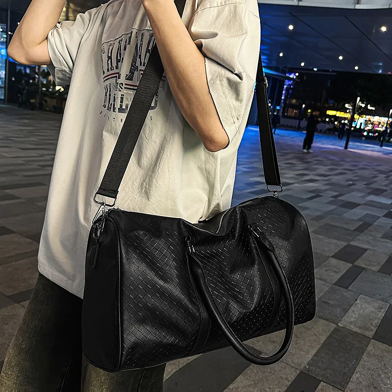 GOBLIN SHARKS 1759 PU Travel Bag Unisex Black-17