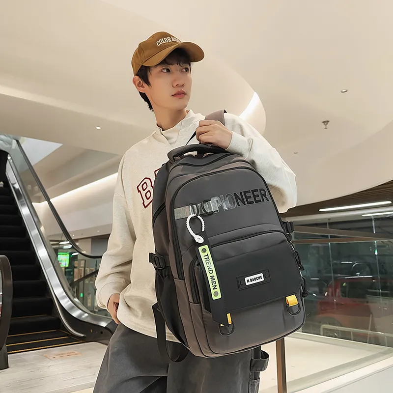 GOBLIN SHARKS 1759 Nylon Backpack Regular Unisex Black/Green/Khaki/Light Gray/Dark Gray-21
