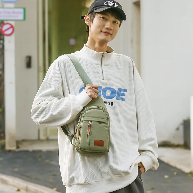 GOBLIN SHARKS 1759 Nylon Sling Bag Regular Unisex Multicolor-14