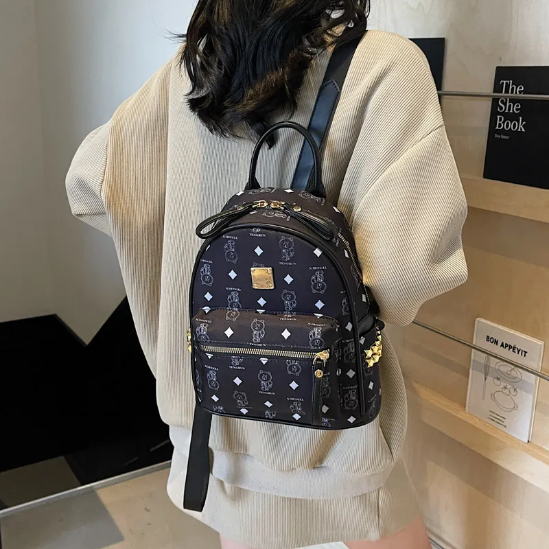 GOBLIN SHARKS 1759 PU Backpack Regular Women's Multicolor-11