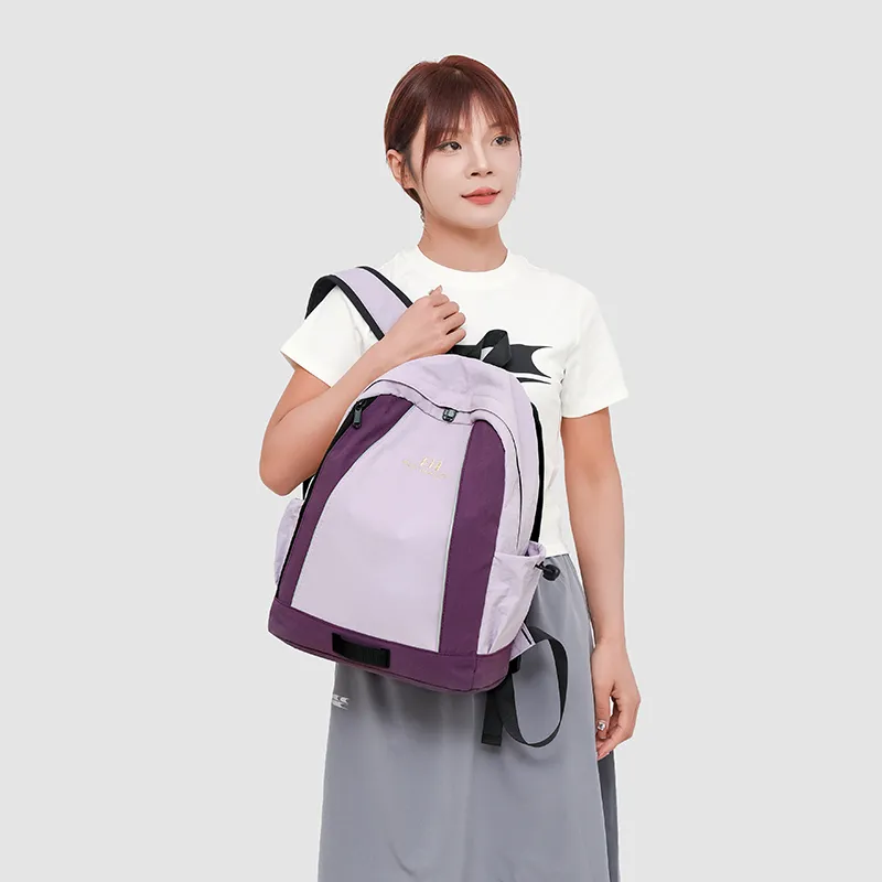 GOBLIN SHARKS 1759 Oxford Backpack Regular Unisex Khaki/Orange/Purple-13