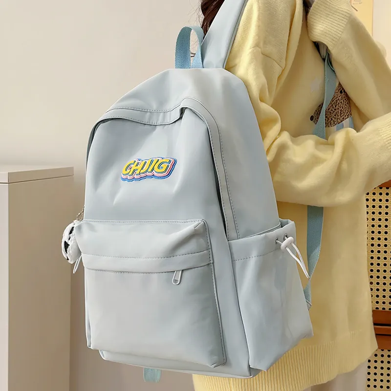 GOBLIN SHARKS 1759 Nylon Backpack Regular Unisex Black/White/Yellow/Pink/Blue-20