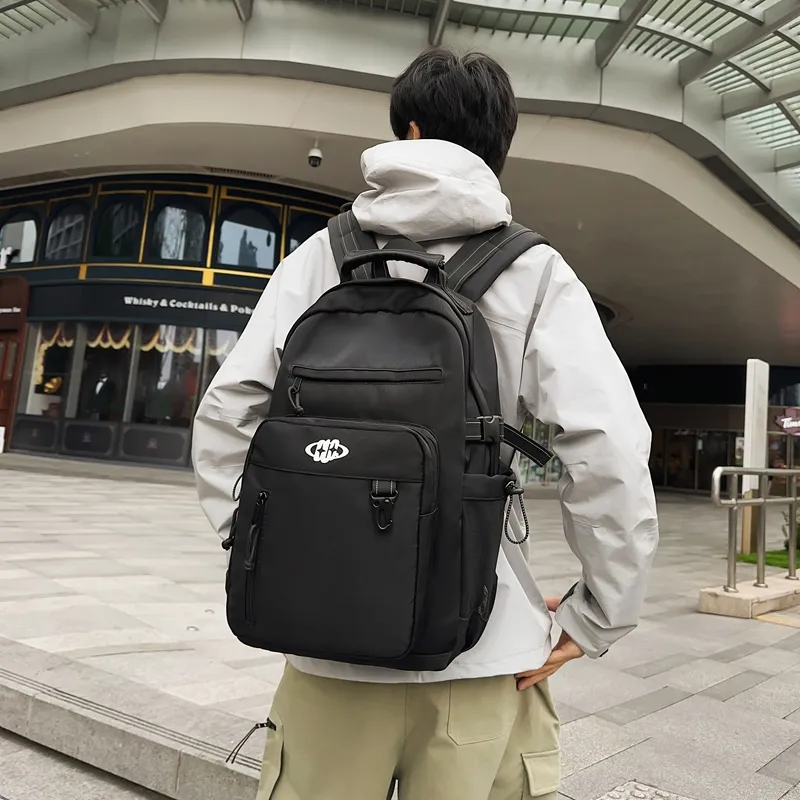 GOBLIN SHARKS 1759 Nylon Backpack Regular Unisex White/Black/Gray/Khaki-10
