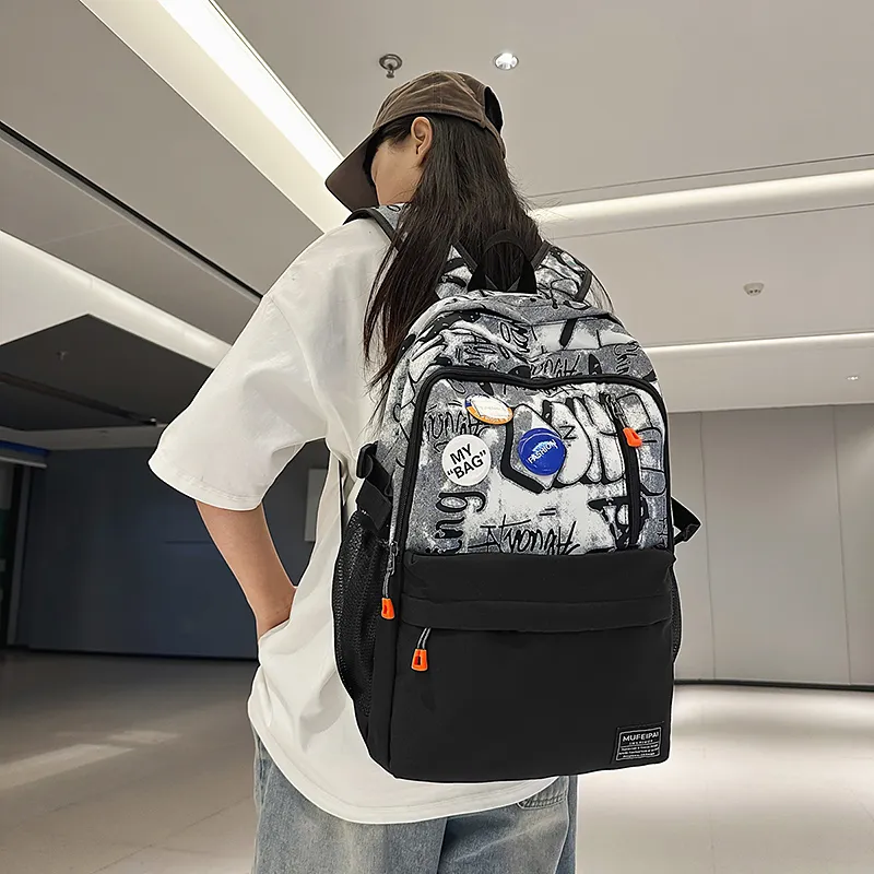 GOBLIN SHARKS 1759 Nylon Backpack Unisex Multicolor-3