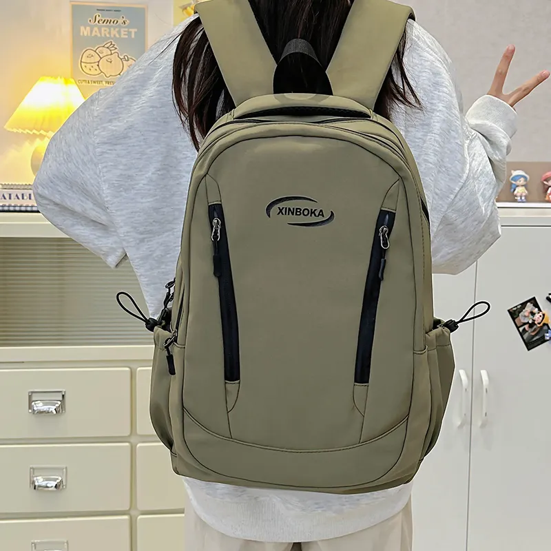 GOBLIN SHARKS 1759 Nylon Backpack Unisex White/pink/blue/black/green-18