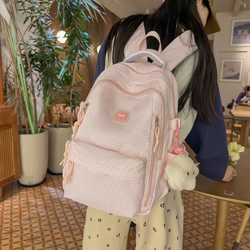 GOBLIN SHARKS 1759 Nylon Backpack Regular Unisex Black/Blue/Purple/Pink-16