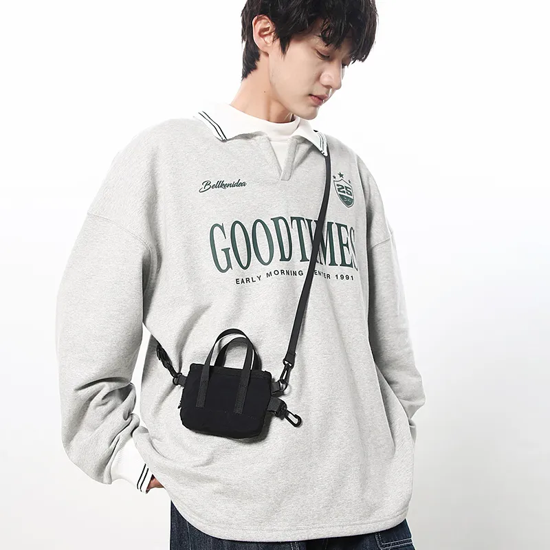 GOBLIN SHARKS 1759 Nylon Crossbody Handbag Unisex Multicolor-8