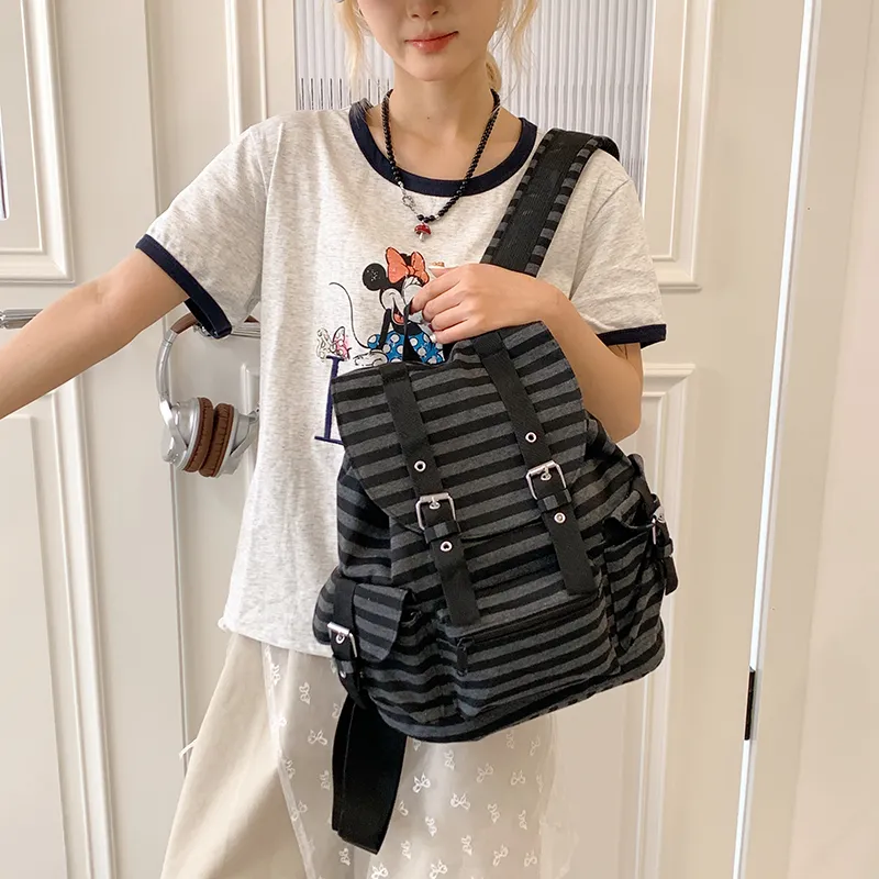 GOBLIN SHARKS 1759 Fabric Backpack Unisex Black-5