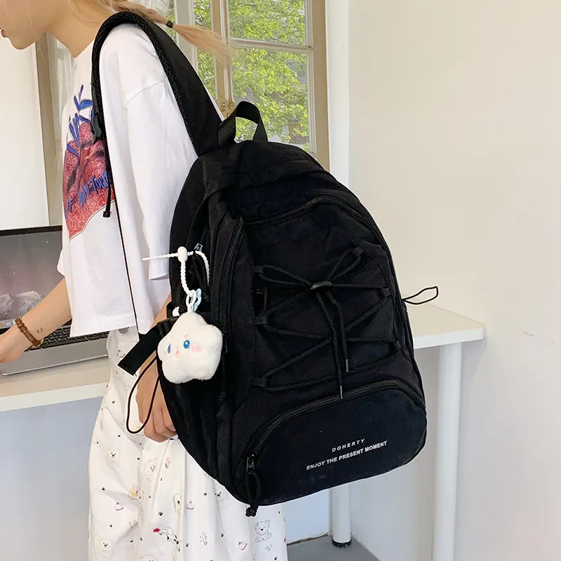 GOBLIN SHARKS 1759 Nylon Fabric Backpack Regular Unisex Multicolor-9