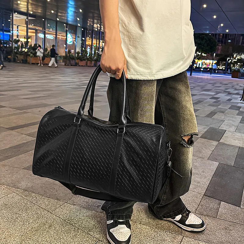 GOBLIN SHARKS 1759 PU Travel Bag Unisex Black-19