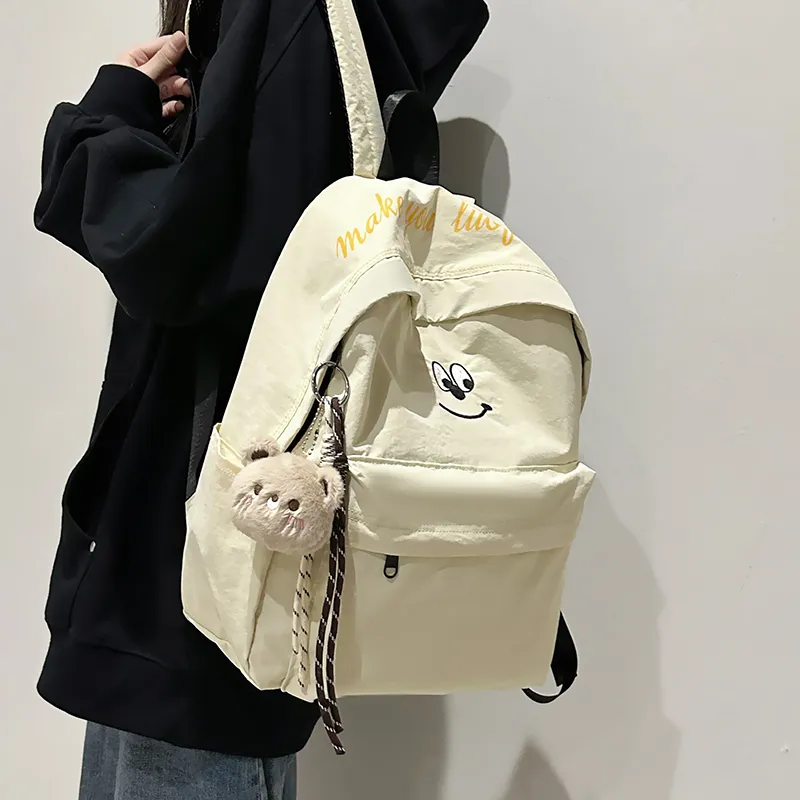 GOBLIN SHARKS 1759 Nylon Backpack Regular Unisex White/Blue/Brown/Black-3