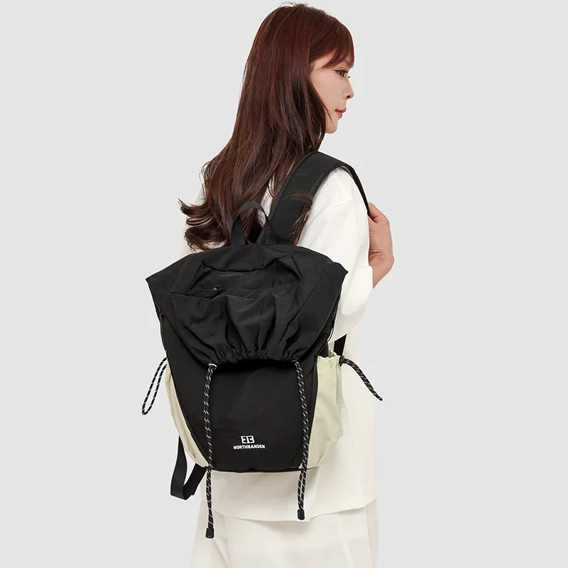 GOBLIN SHARKS 1759 Oxford Backpack Regular Unisex Black/Orange/Gray-3