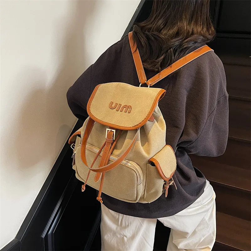 GOBLIN SHARKS 1759 Canvas Dundun Backpack Tubas Women's Multicolor-26
