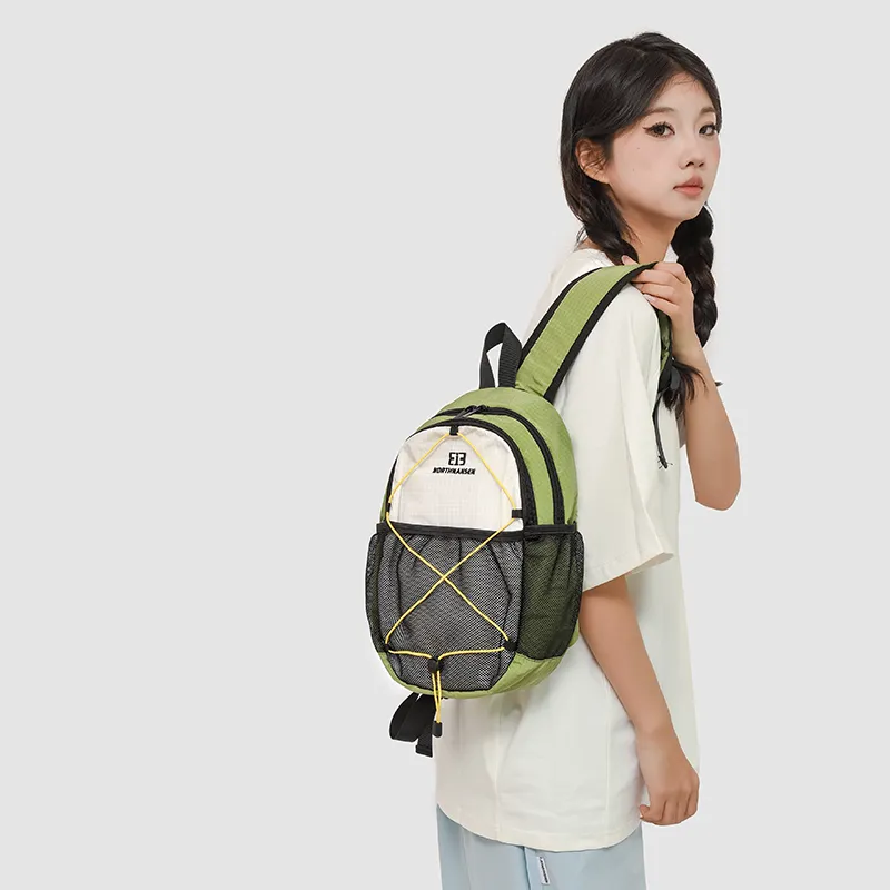 GOBLIN SHARKS 1759 Nylon Backpack Regular Unisex Khaki/Black/Green/Blue-9