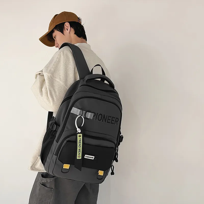 GOBLIN SHARKS 1759 Nylon Backpack Regular Unisex Black/Green/Khaki/Light Gray/Dark Gray-19