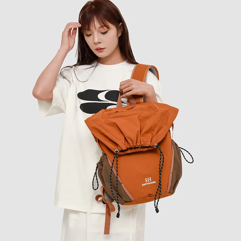 GOBLIN SHARKS 1759 Oxford Backpack Regular Unisex Black/Orange/Gray-6