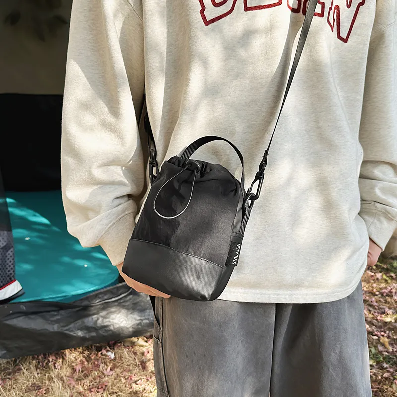 GOBLIN SHARKS 1759 Nylon Crossbody Bag Regular Unisex White/Black/Orange/Army Green/Purple-11