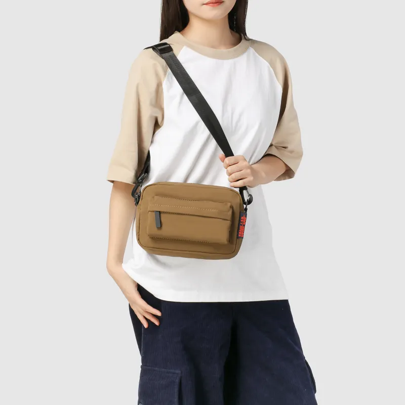 GOBLIN SHARKS 1759 Nylon Backpack Crossbody Bag Regular Unisex Black/Green/Brown/Gray-15
