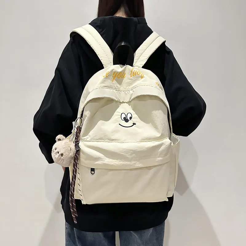 GOBLIN SHARKS 1759 Nylon Backpack Regular Unisex White/Blue/Brown/Black-4