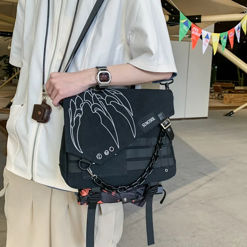 GOBLIN SHARKS 1759 Canvas Bag, Shoulder Bag Regular Unisex Multicolor-1
