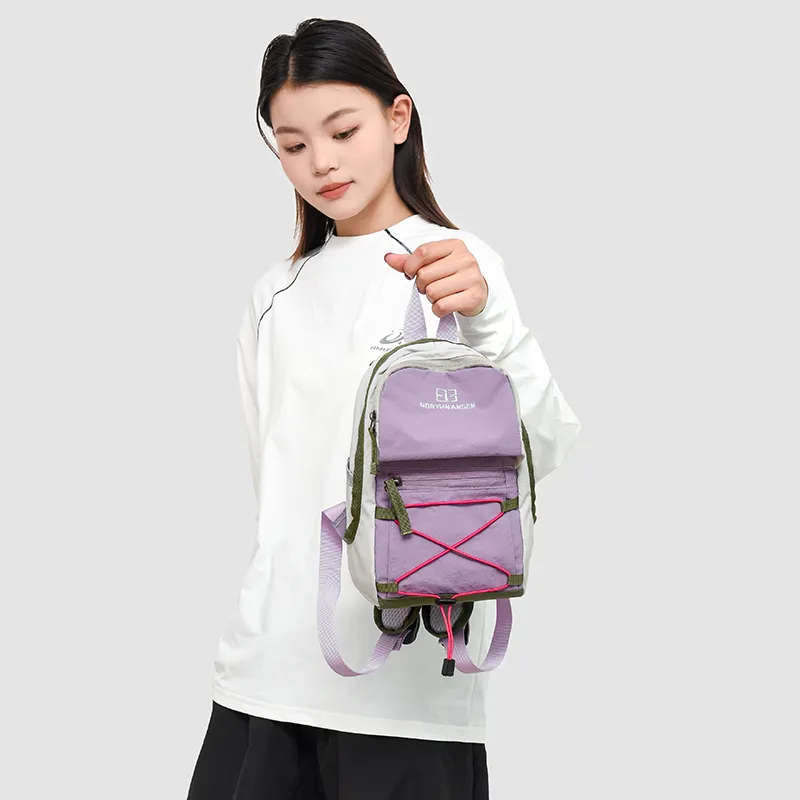 GOBLIN SHARKS 1759 Oxford Backpack Regular Unisex Orange/Purple/Green/Black-5