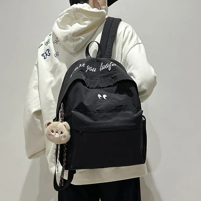 GOBLIN SHARKS 1759 Nylon Backpack Regular Unisex White/Blue/Brown/Black-16