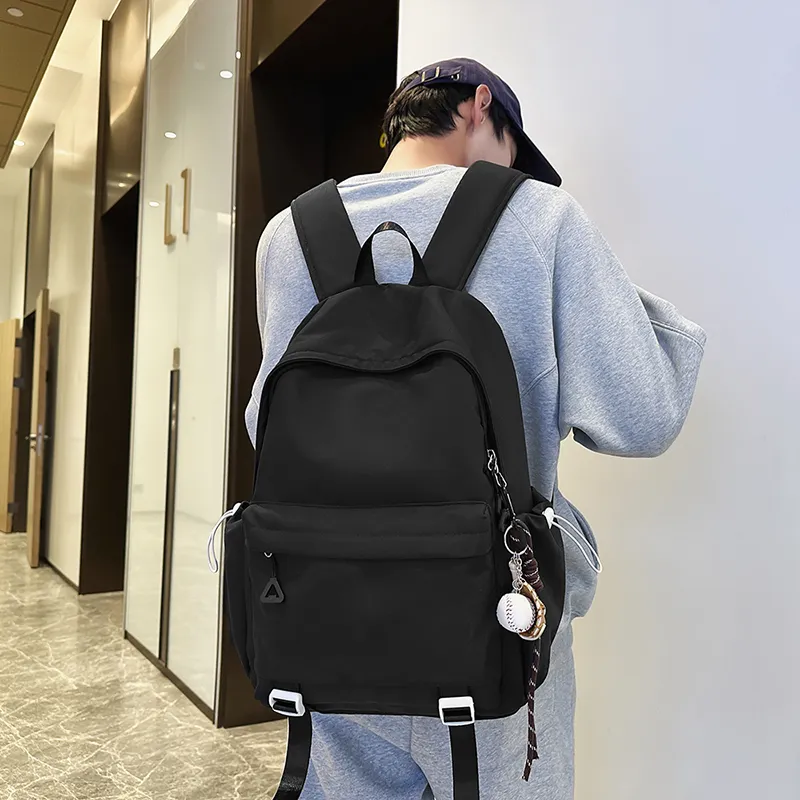 GOBLIN SHARKS 1759 Nylon Backpack Regular Unisex Red/Black/White/Khaki/Gray-7