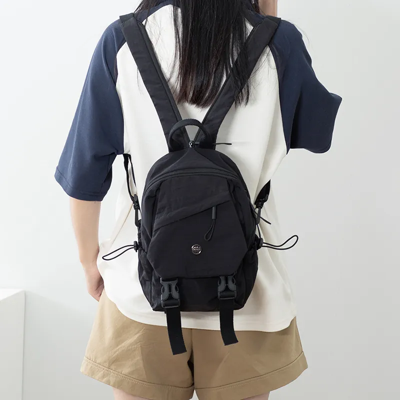 GOBLIN SHARKS 1759 Nylon Backpack Regular Unisex Gray/Black/Khaki/Green-6