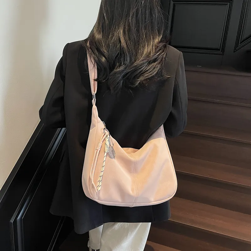 GOBLIN SHARKS 1759 PU Shoulder Bag Crossbody Bag Regular Women's Ecru/Black/Blue/Yellow/Pink-28
