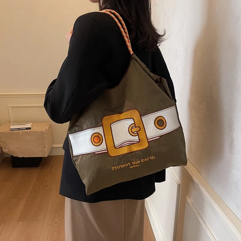 GOBLIN SHARKS 1759 Fabric Shoulder Bag Women's Multicolor-8