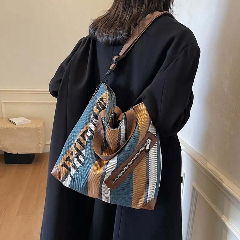 GOBLIN SHARKS 1759 Fabric Shoulder Bag Crossbody Bag Handbag Unisex Multicolor-9