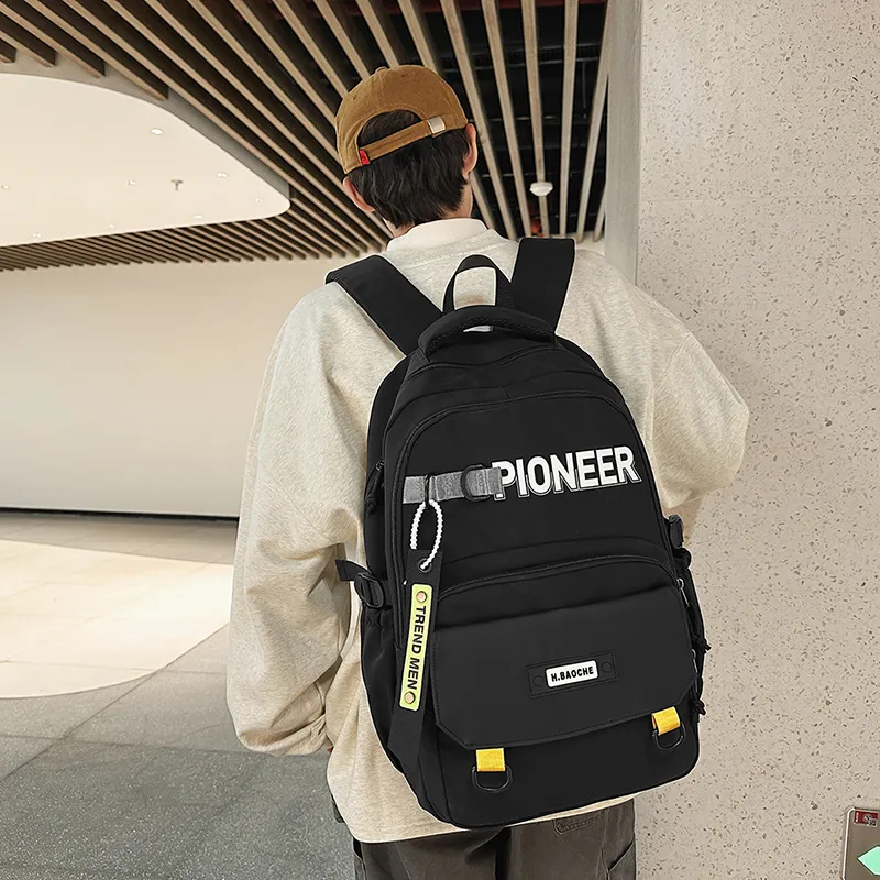 GOBLIN SHARKS 1759 Nylon Backpack Regular Unisex Black/Green/Khaki/Light Gray/Dark Gray-3
