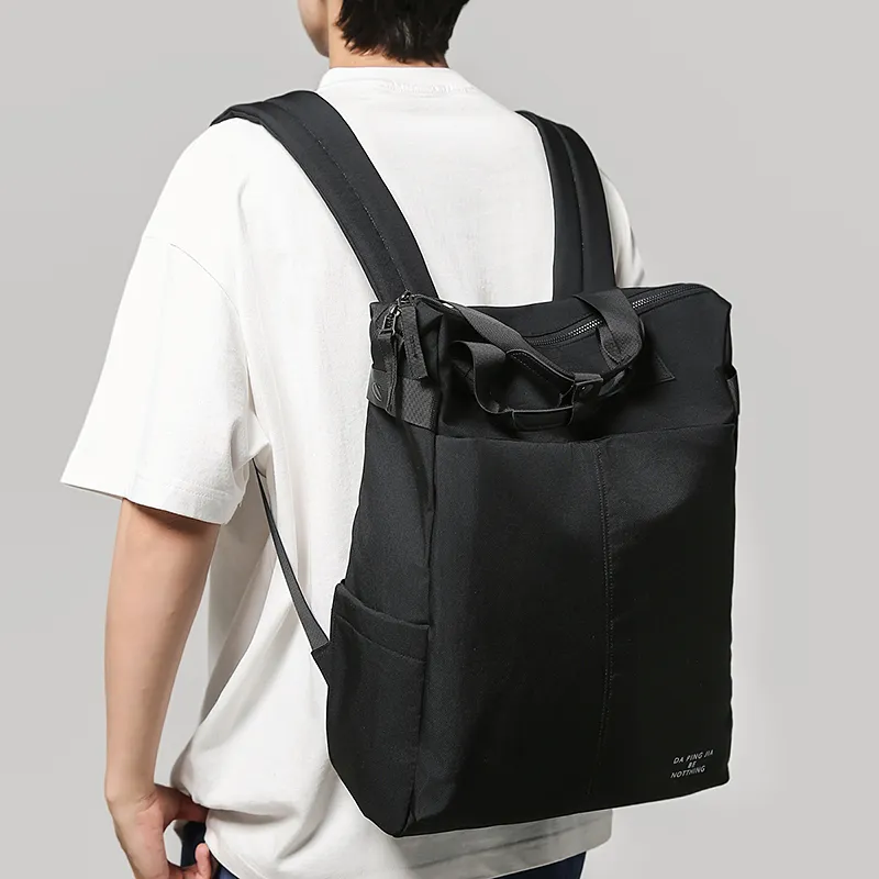 GOBLIN SHARKS 1759 Nylon Backpack Regular Unisex Black/Gray-4