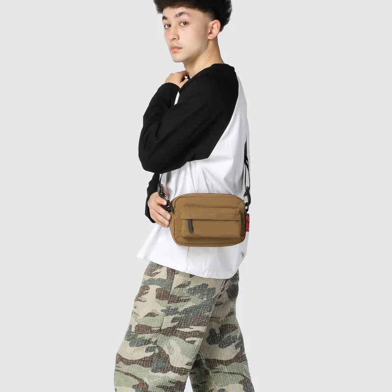 GOBLIN SHARKS 1759 Nylon Backpack Crossbody Bag Regular Unisex Black/Green/Brown/Gray-19