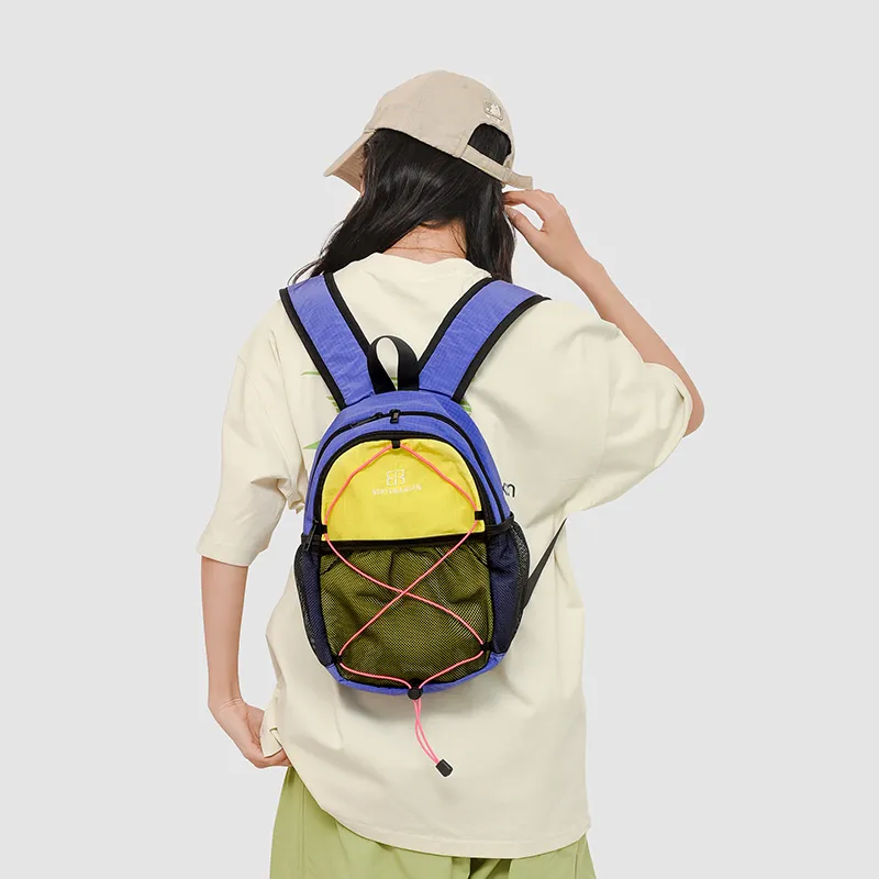 GOBLIN SHARKS 1759 Nylon Backpack Regular Unisex Khaki/Black/Green/Blue-14