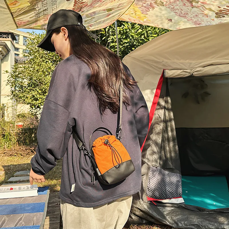 GOBLIN SHARKS 1759 Nylon Crossbody Bag Regular Unisex White/Black/Orange/Army Green/Purple-18