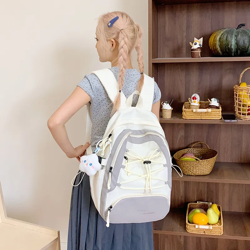 GOBLIN SHARKS 1759 Nylon Fabric Backpack Regular Unisex Multicolor-14